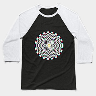 Mushroom Mandala Baseball T-Shirt